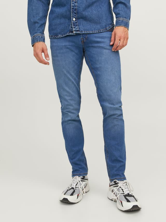GLENN ORIGINAL GE 006 INDIGO KNIT SLIM FIT JEANS