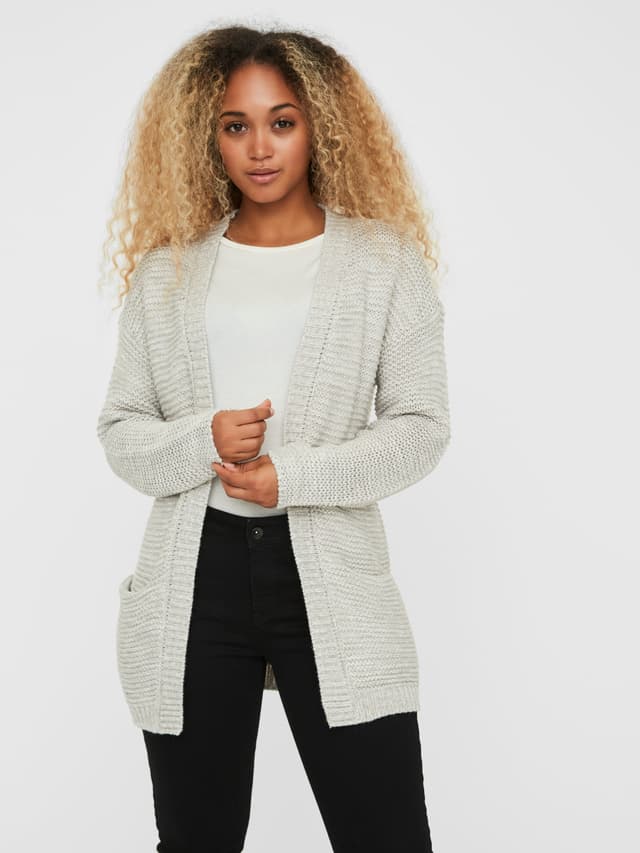 CABLE O-NECK KNITTED PULLOVER
