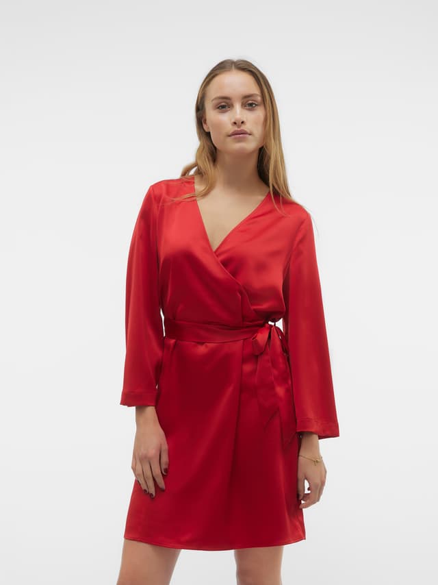 O-NECK MINI DRESS